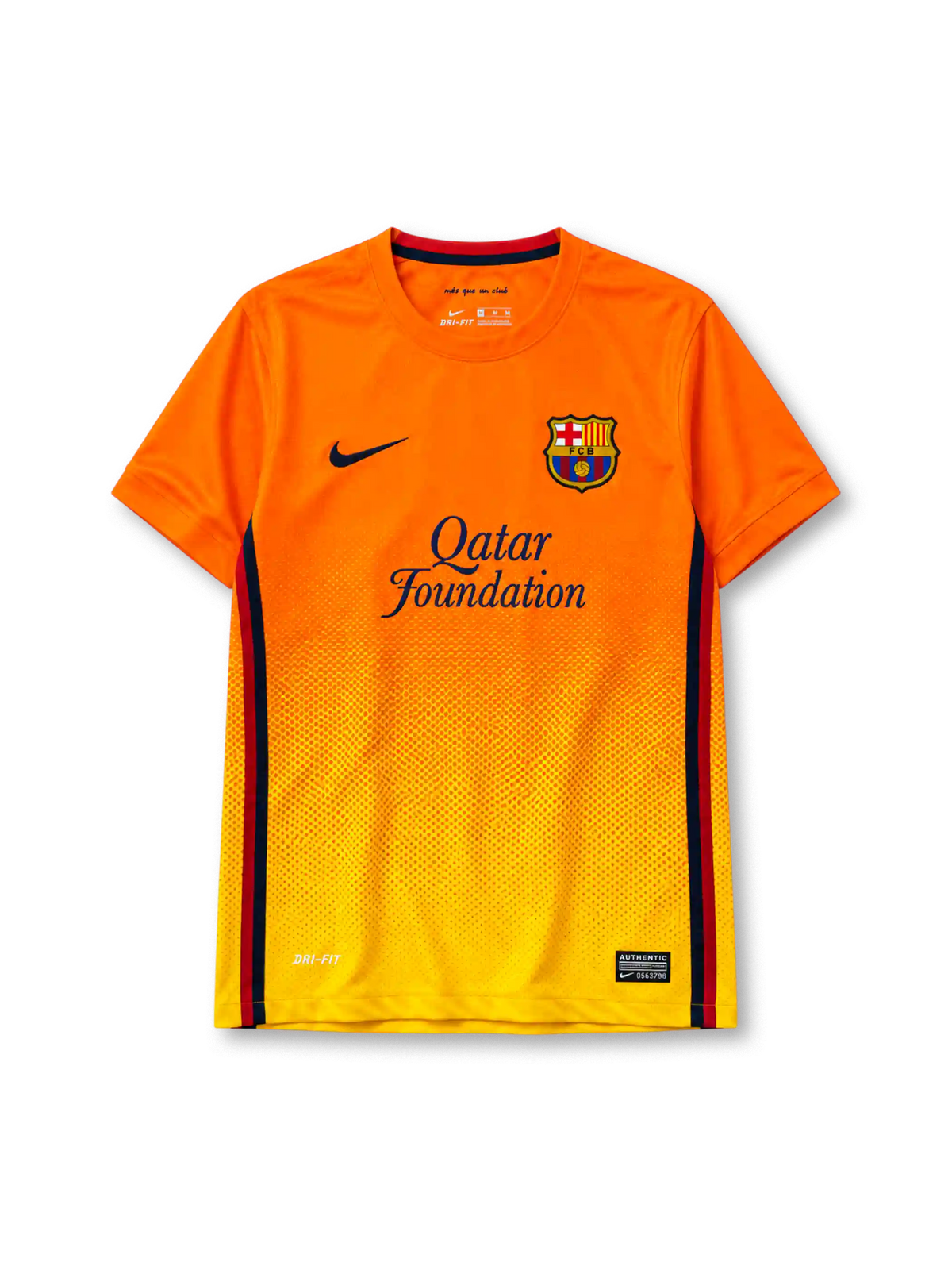 FCバルセロナ 2012/13シーズン アウェイジャージ Nike Qatar Foundation