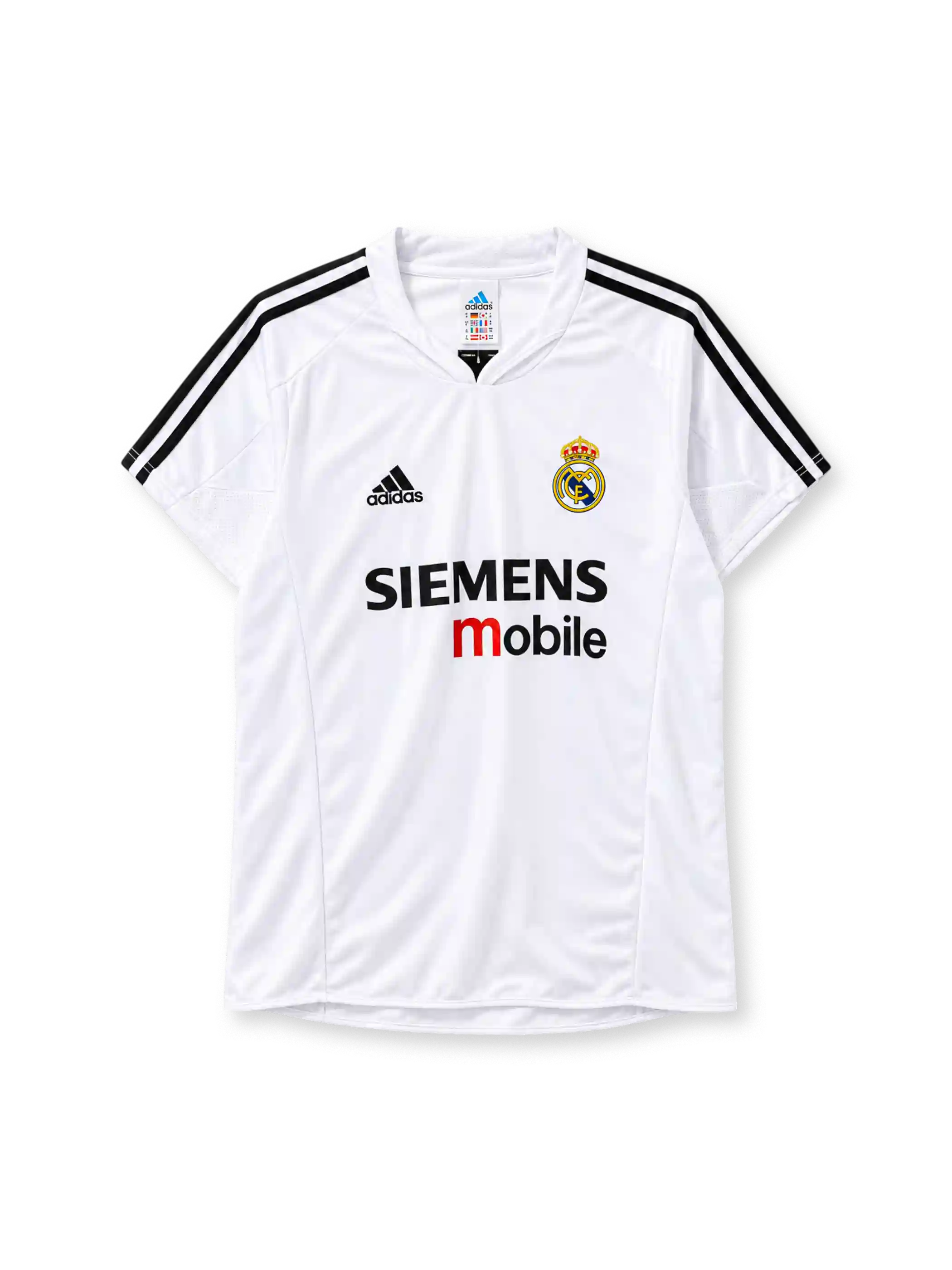 レアル・マドリード 2004/05シーズン ホームジャージ adidas Siemens Mobile