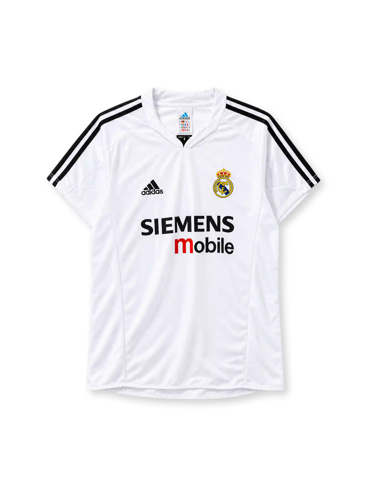 レアル・マドリード 2004/05シーズン ホームジャージ adidas Siemens Mobile