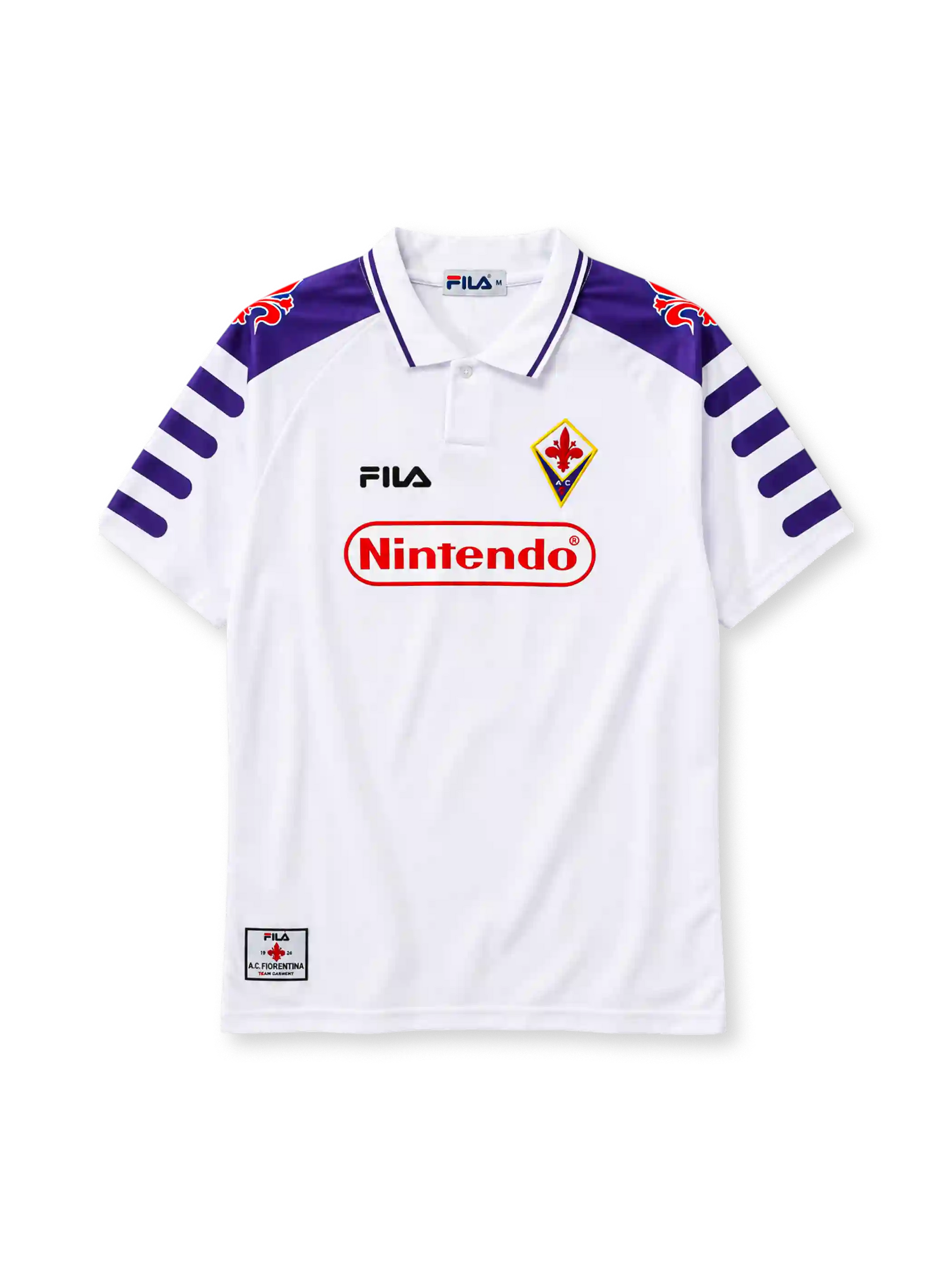 極美品 90s ACFフィオレンティーナ 95-96アウェイユニフォーム 1995-96