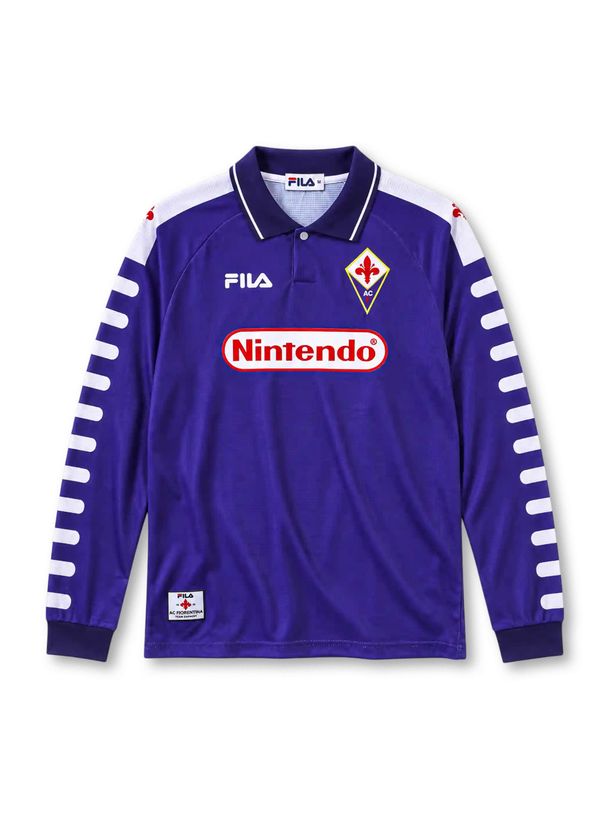 ACFフィオレンティーナ 1998/99シーズン ホームジャージ 長袖 Fila Nintendo