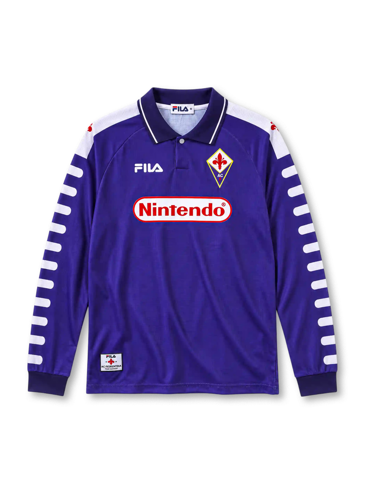 ACFフィオレンティーナ 1998/99シーズン ホームジャージ 長袖 Fila Nintendo