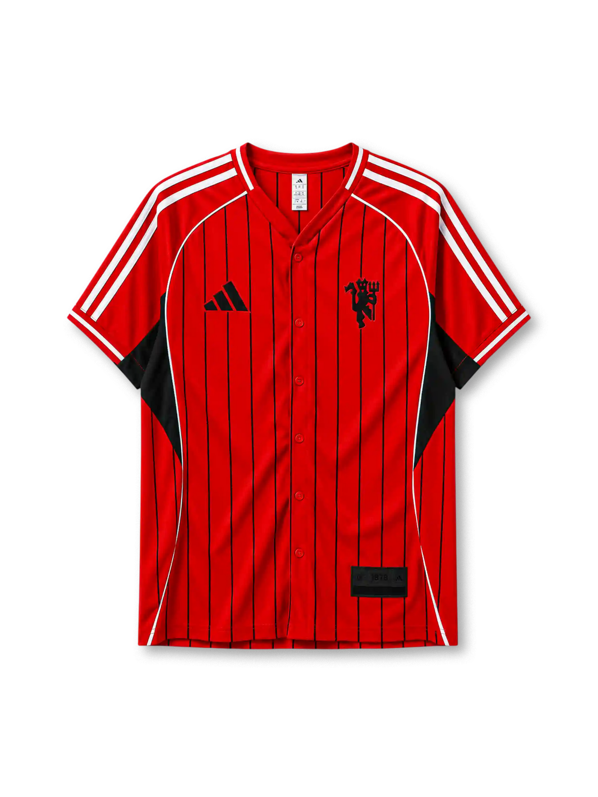 2025-26 マンチェスター・ユナイテッド ベースボールジャージ adidas サッカーユニフォーム