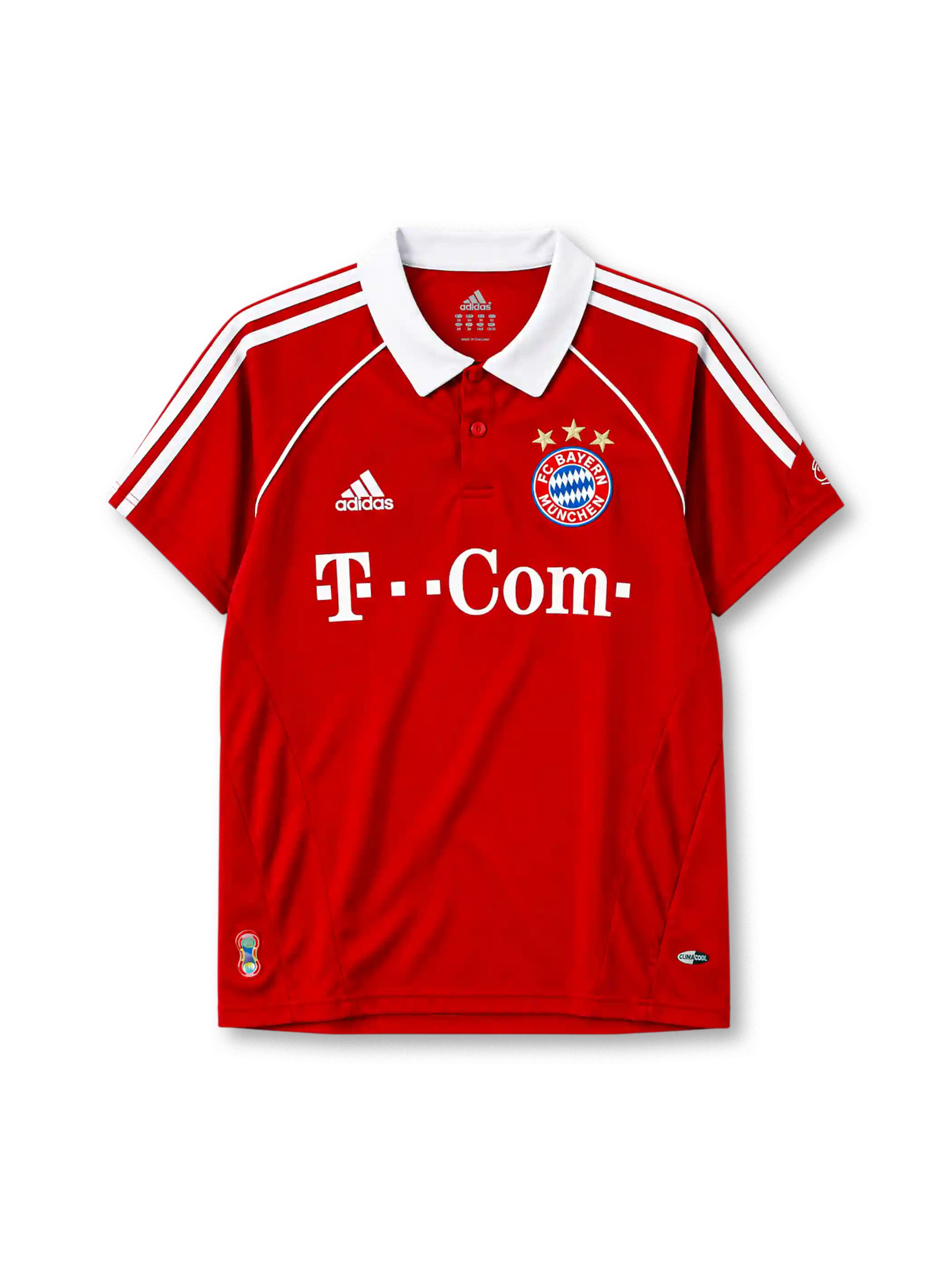 バイエルン・ミュンヘン 2006/07シーズン ホームユニフォーム（adidas製、赤地、T-Comスポンサー）