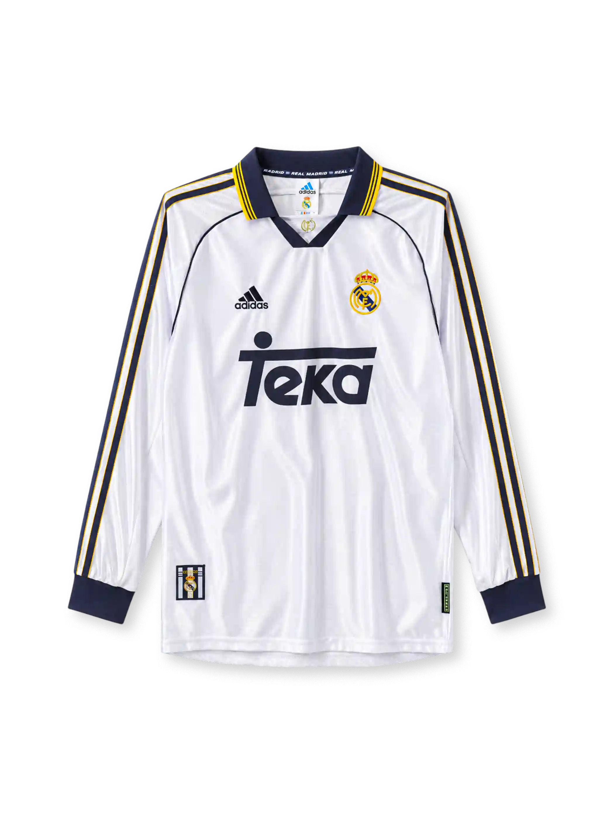 レアル・マドリード 1998/00シーズン ホームユニフォーム（adidas製、白地、TEKAスポンサー）