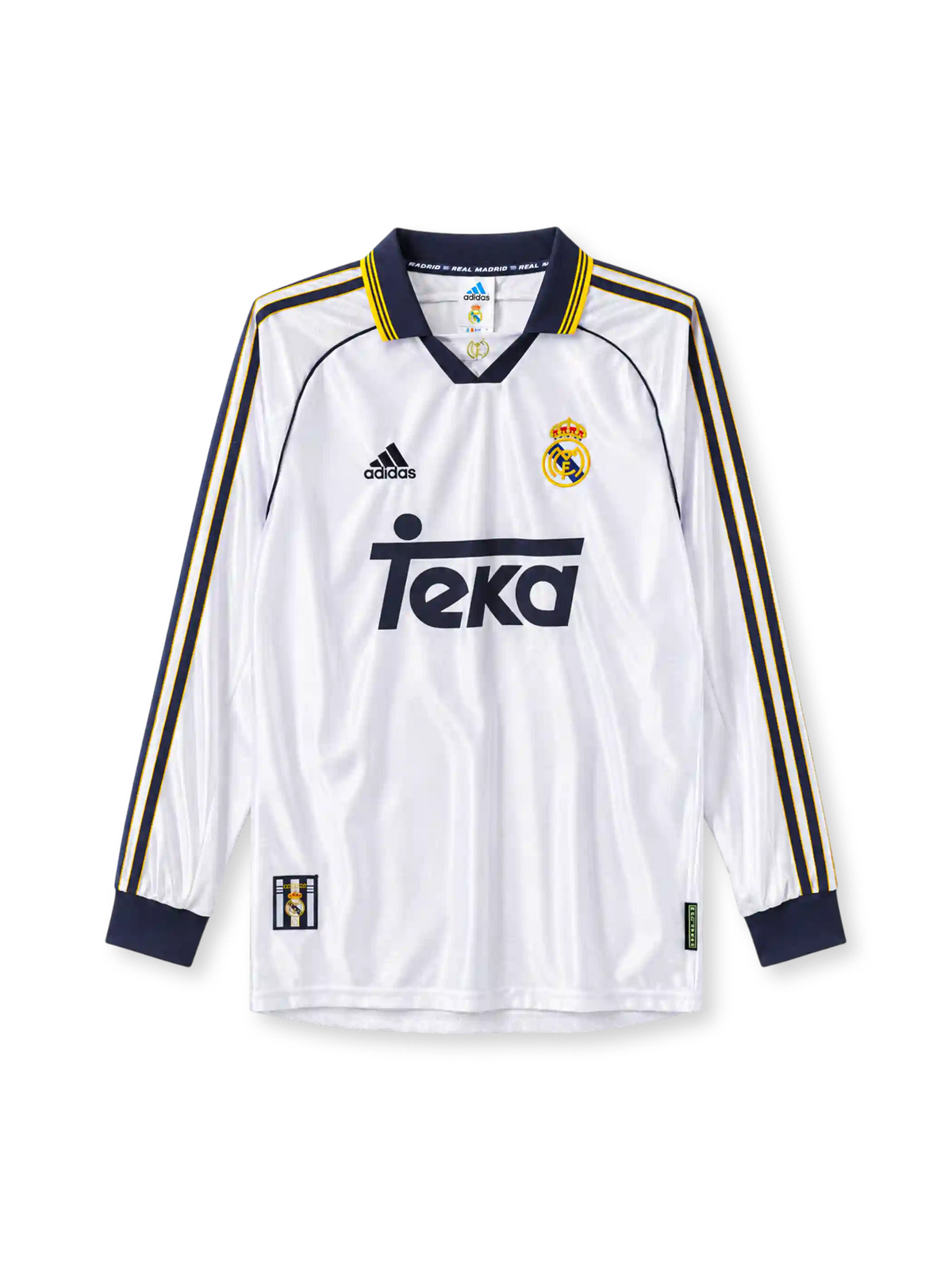 レアル・マドリード 1998/00シーズン ホームユニフォーム（adidas製、白地、TEKAスポンサー）