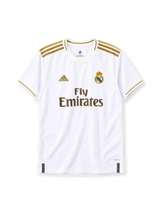 レアル・マドリード 2019/20シーズン ホームユニフォーム（adidas製、白地に金ライン）