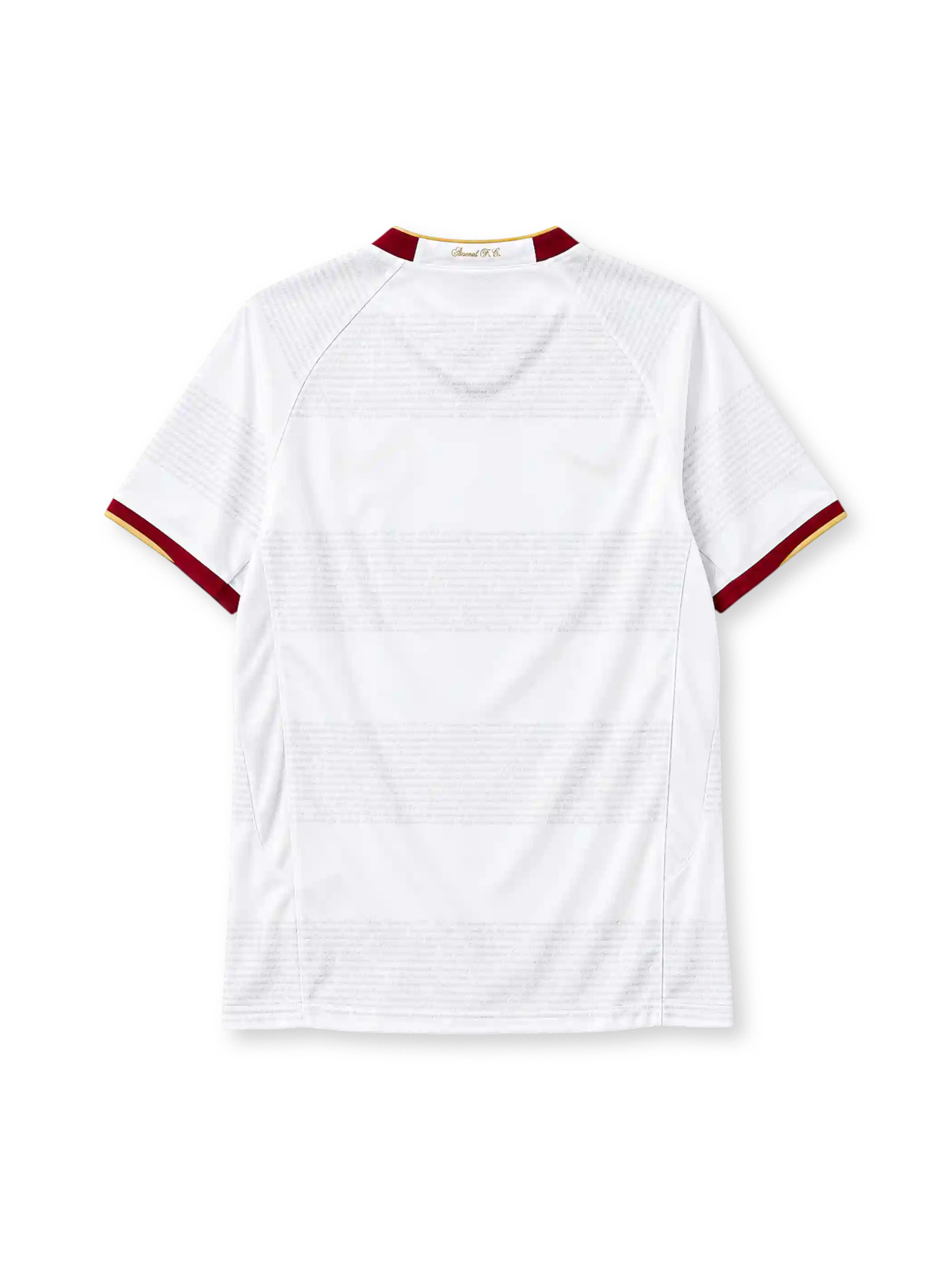 アーセナル 2007/08シーズン アウェイユニフォーム（Nike製、白地、ハーバート・チャップマン襟タグ）