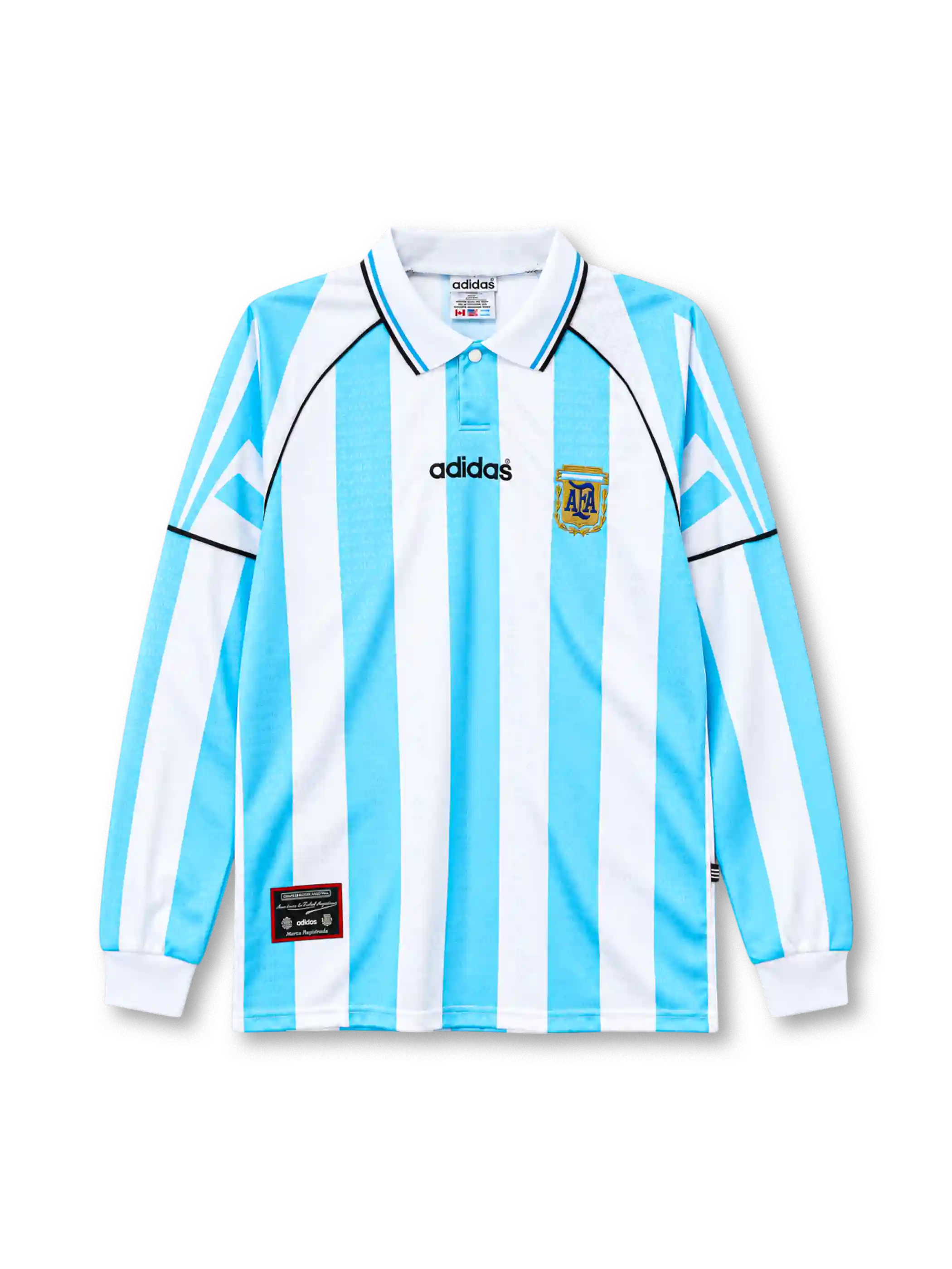 1996-97 アルゼンチン代表 ホームジャージ 長袖 adidas サッカーユニフォーム