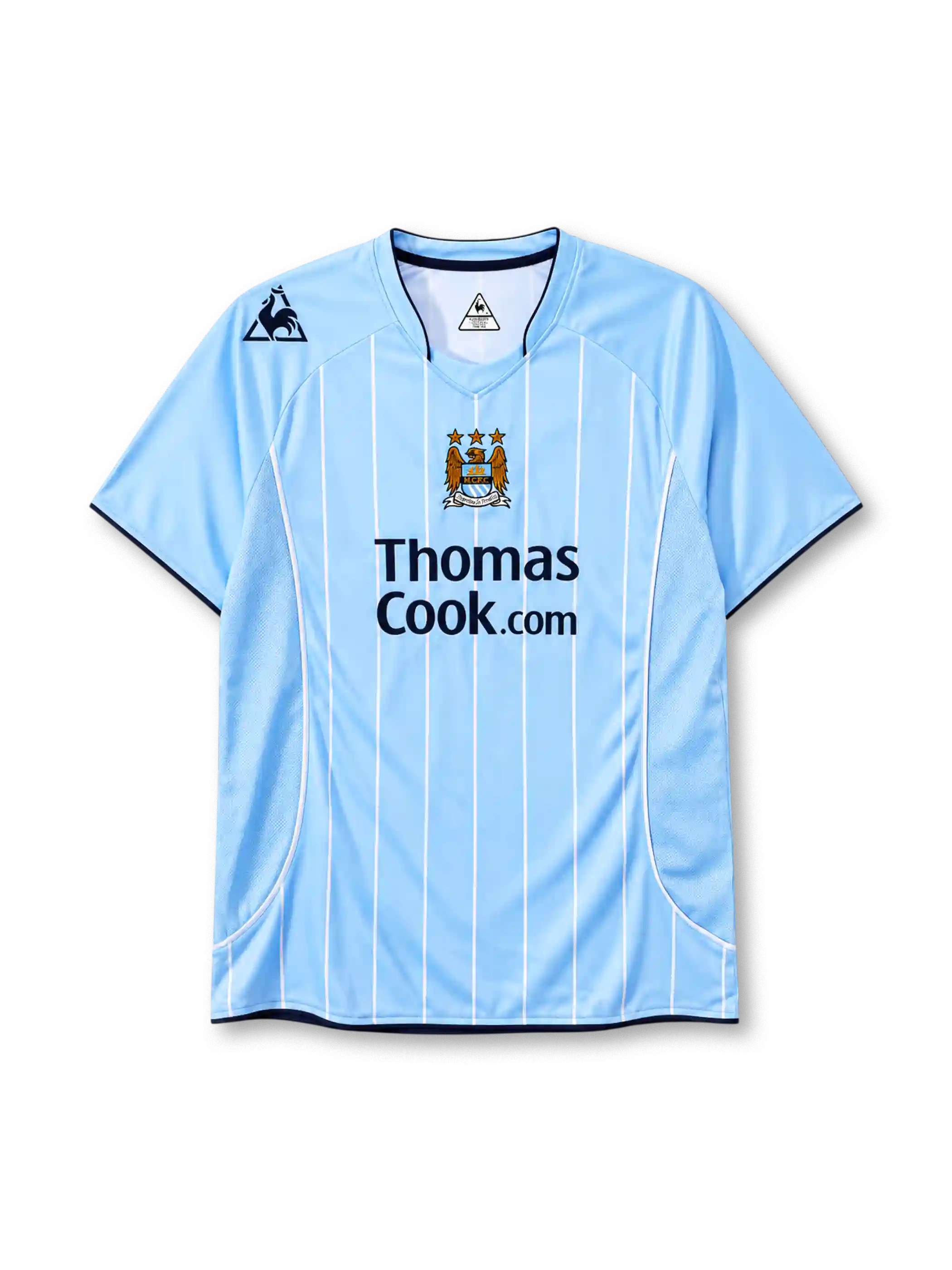 2007-08 マンチェスター・シティ ホームジャージ Le Coq Sportif Thomas Cook サッカーユニフォーム