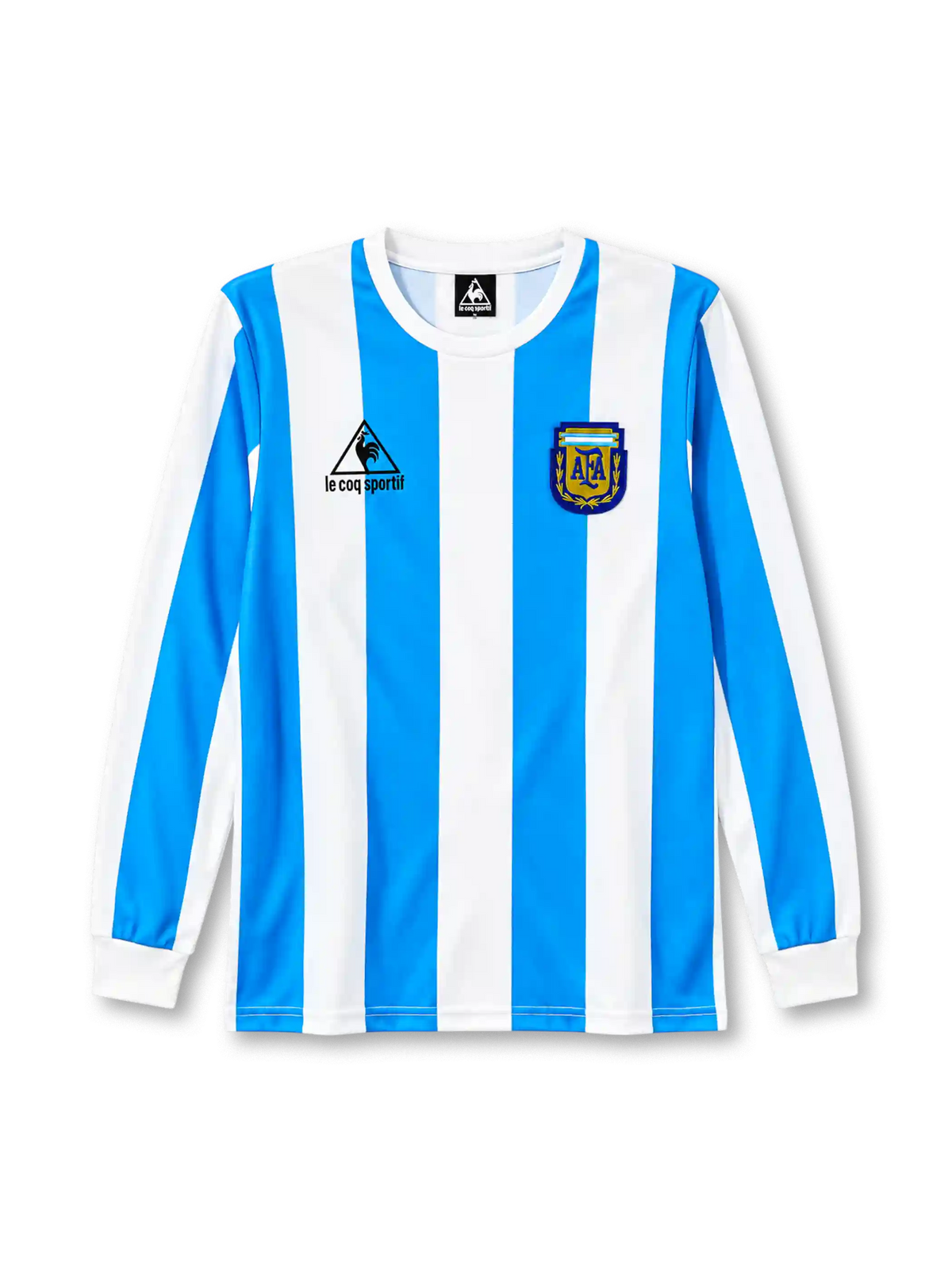 1986 アルゼンチン代表 ホームジャージ 長袖 Le Coq Sportif サッカーユニフォーム