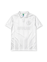 チェルシー 1998/99 アウェイユニフォーム 白 トーンオントーンストライプ AUTOGLASSスポンサー CFCエンブレム付き