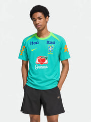 ブラジル代表 2024 トレーニングシャツ アクアグリーン