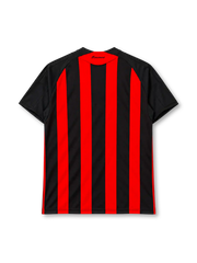 ACミラン 2008/09シーズン ホームユニフォーム（adidas製、赤黒ストライプ、bwinスポンサー）