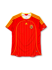 2006 スペイン代表 ホームジャージ adidas ワールドカップ サッカーユニフォーム