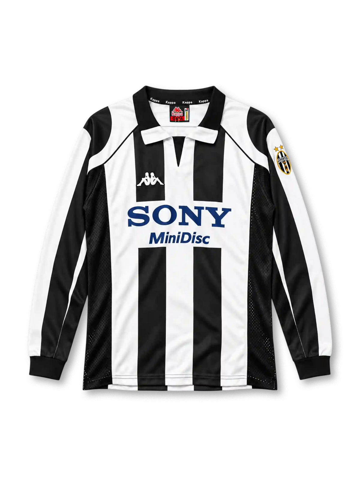 1997-98 ユヴェントス ホームジャージ 長袖 Kappa Sony サッカーユニフォーム