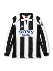 1997-98 ユヴェントス ホームジャージ 長袖 Kappa Sony サッカーユニフォーム