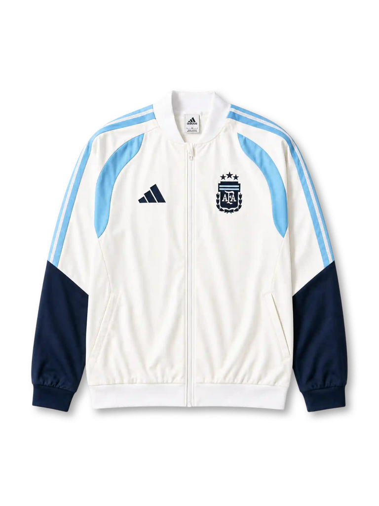 【希少】ワールドカップ2026アルゼンチンアウェイアンセムジャケットLサイズ アルゼンチン代表 2026年W杯 ホワイトアンセムジャケット-KICKO