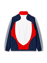 フランス代表 2008年 トラックジャケット（adidas製、白地、紺袖、adidasストライプ）