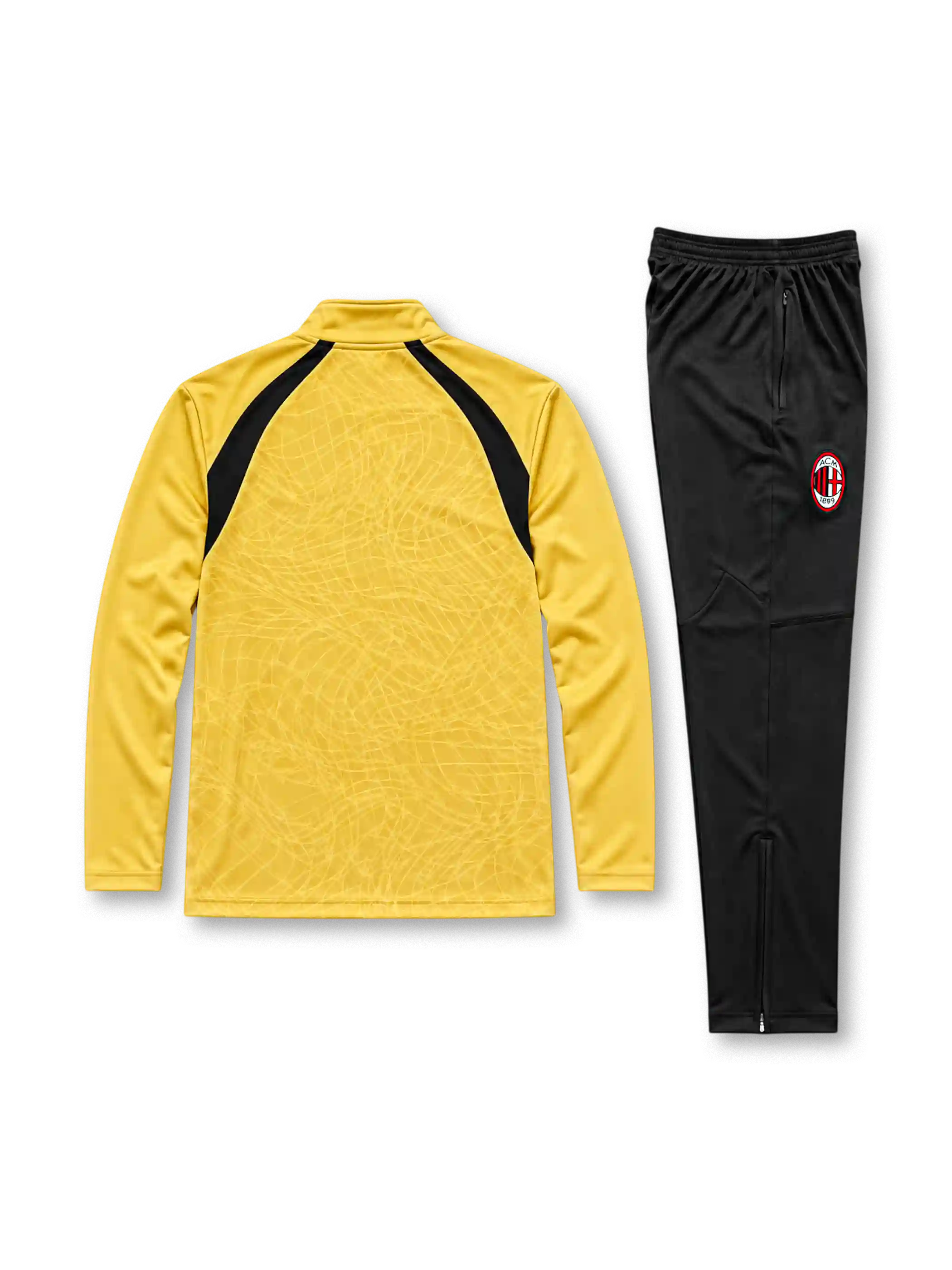 ACミラン 2026-27 ゴールド ハーフジップ トレーニングセット ブラックパンツ PUMA