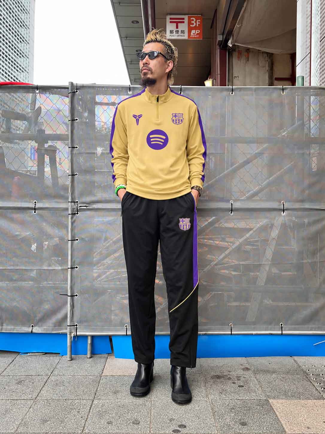 FCバルセロナ 2026-27 ゴールド ハーフジップ トレーニングセット