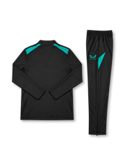 フェイエノールト 2026-27 ブラック×ターコイズ ハーフジップ トレーニングセット Castore