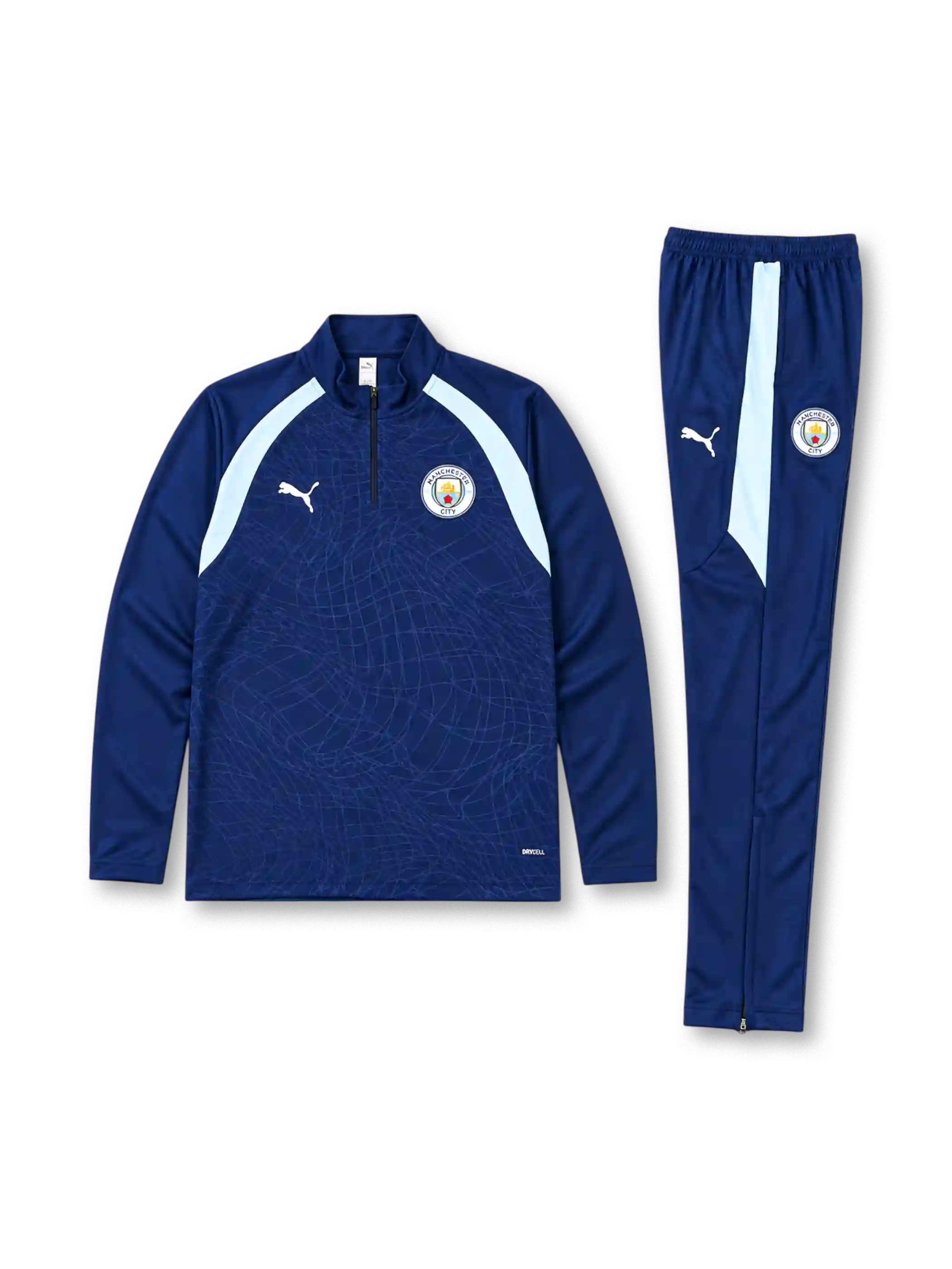 マンチェスター・シティ 2026-27 ロイヤルブルー ハーフジップ トレーニングセット PUMA