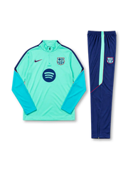 FCバルセロナ 2026-27 アクアブルー ハーフジップ トレーニングセット ネイビーパンツ Nike