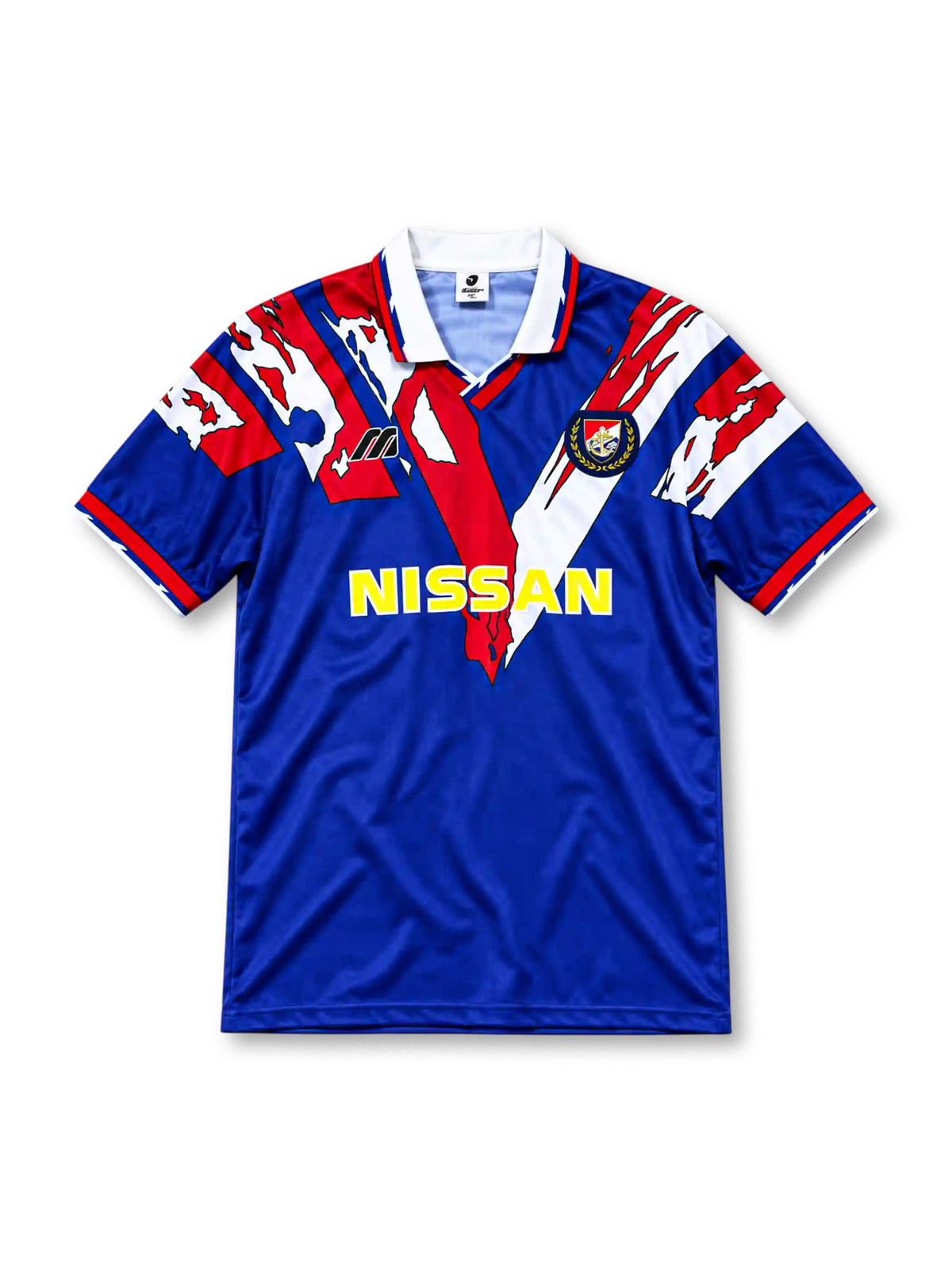 横浜マリノス 1993-94 ホームユニフォーム ブルー トリコロール グラフィック NISSAN