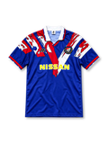 横浜マリノス 1993-94 ホームユニフォーム ブルー トリコロール グラフィック NISSAN