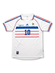 フランス代表 1998 FIFAワールドカップ アウェイ レプリカ ジャージ ジダン 10番