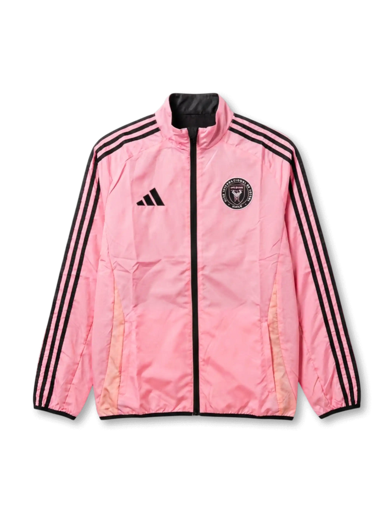 アディダス 希少 メンズ 蛍光ピンク ジャケット ジャージ ウィンドブレーカー インテル・マイアミCF × adidas リバーシブル ウィンドブレーカー