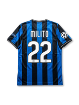 インテル・ミラノ 2009-10 UEFAチャンピオンズリーグ決勝マドリード大会 ホームジャージ ミリート #22