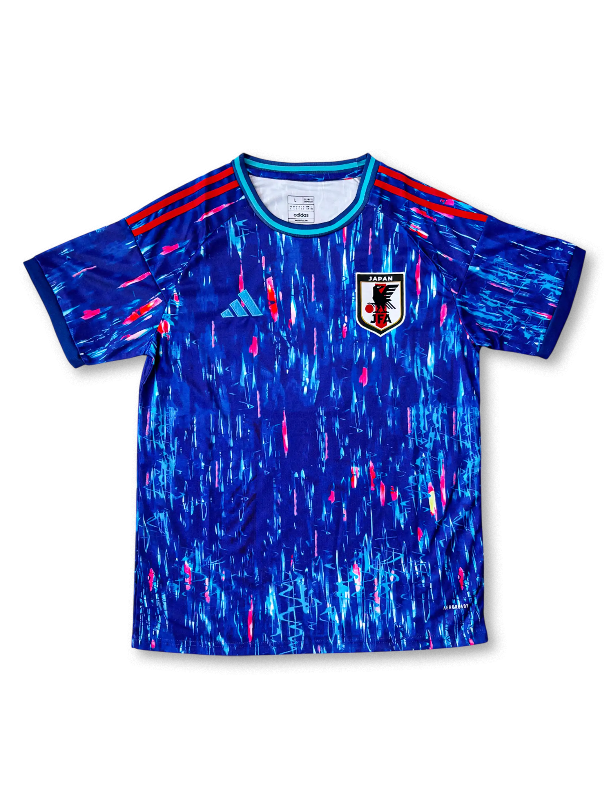 2024年 日本代表 ブルーアブストラクト 特別モデル ユニフォーム 正面