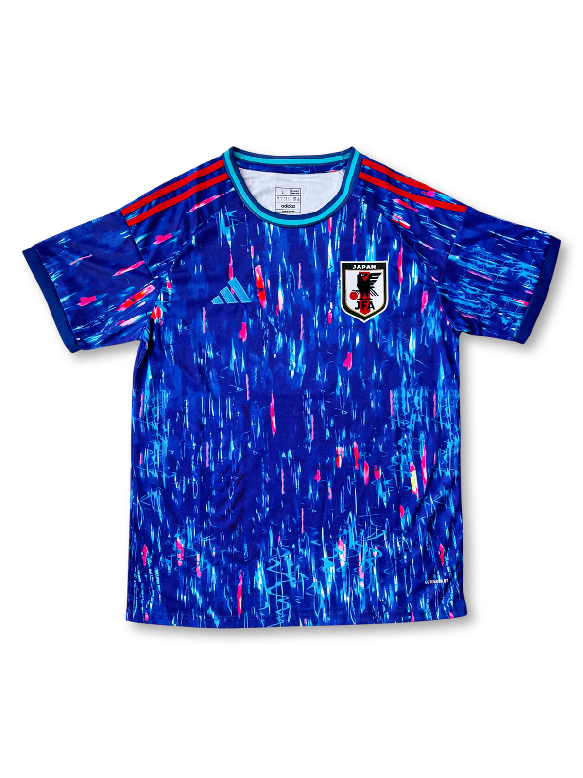 2024年 日本代表 ブルーアブストラクト 特別モデル ユニフォーム 正面