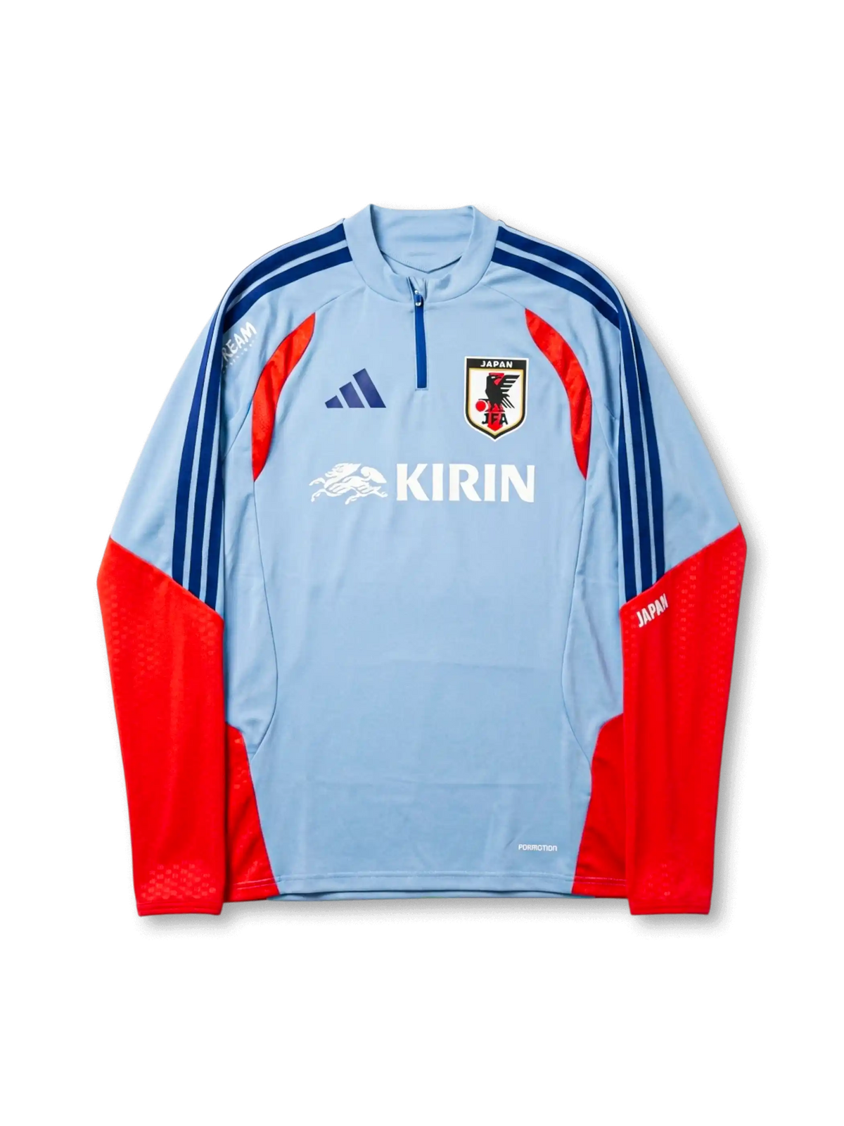 日本代表 2026-27 トレーニングトップ 長袖ハーフジップ