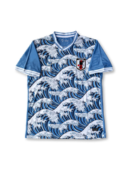 日本代表 浮世絵海潮 スペシャルエディション ユニフォーム 前面 波文様デザイン