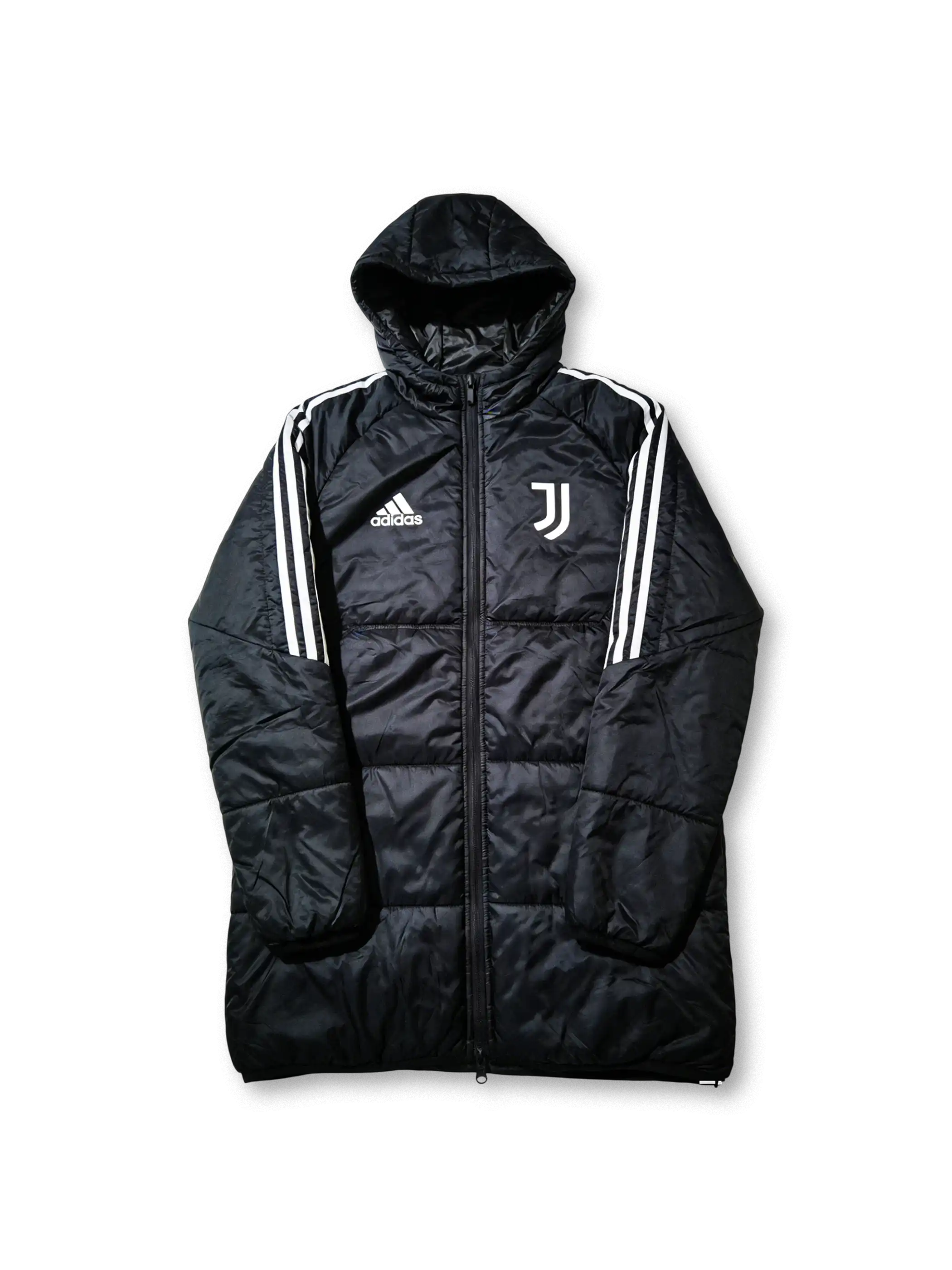 ユヴェントス 中綿フードジャケット 正面デザイン