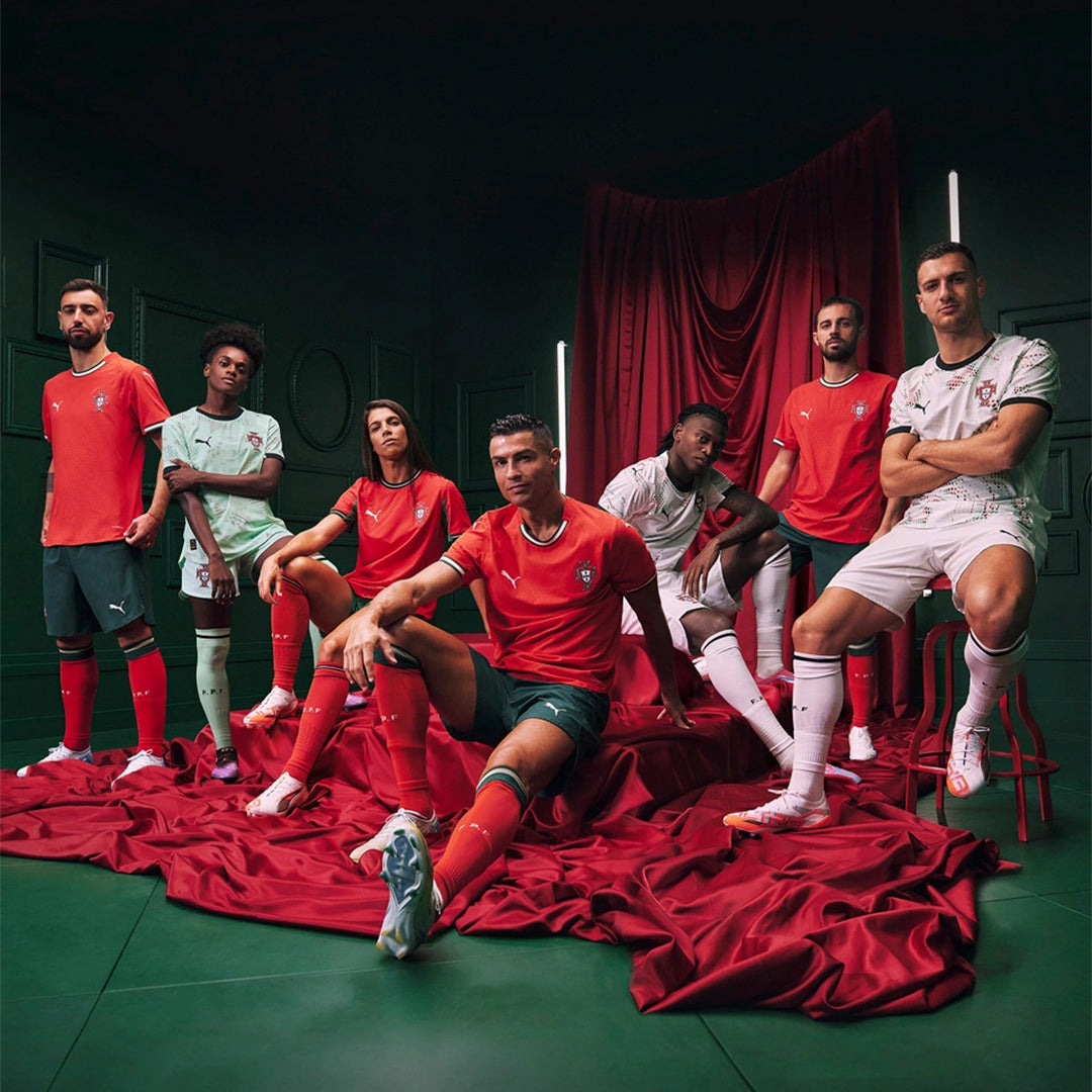 ポルトガル代表2025-26シーズン ホーム＆アウェイユニフォーム
