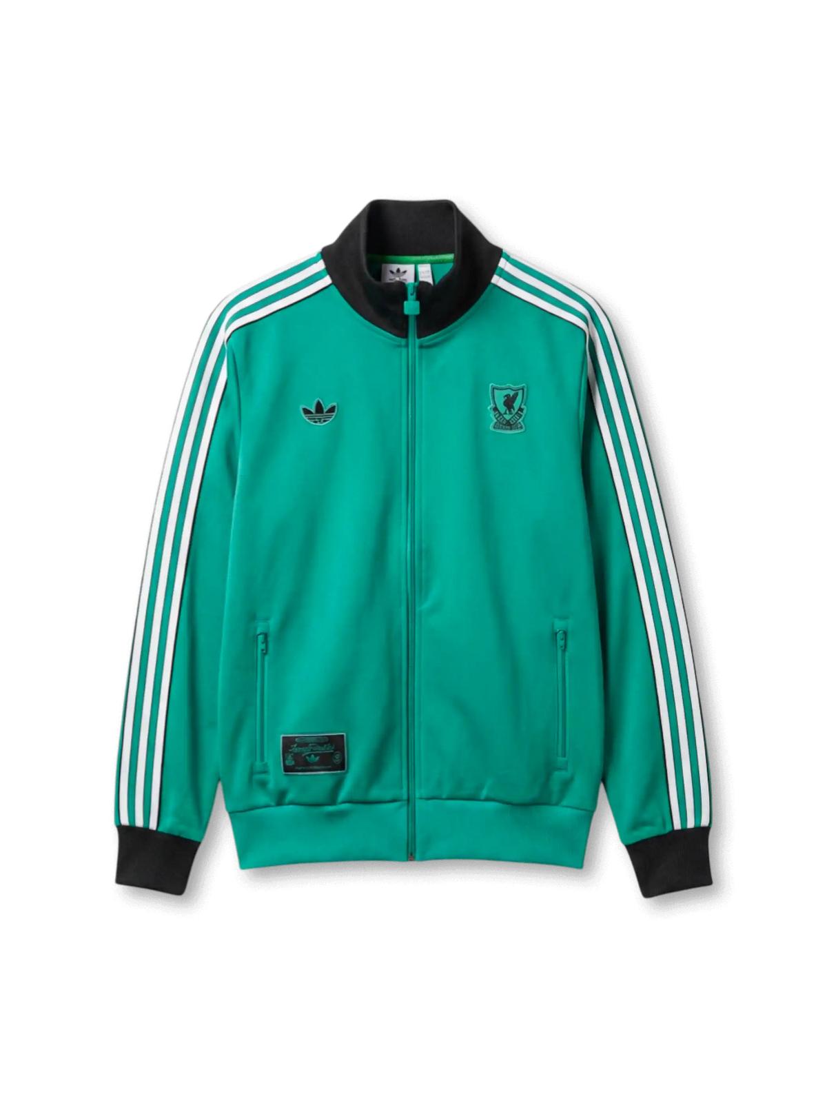 リヴァプールFC adidas Originals 復刻トラックジャケット グリーン — 1980年代アウェイカラーを纏ったライフスタイルライン
