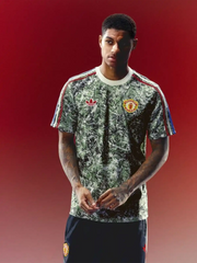 マンチェスター・ユナイテッド × adidas Originals × The Stone Roses グリーンスプラッター 限定シャツ