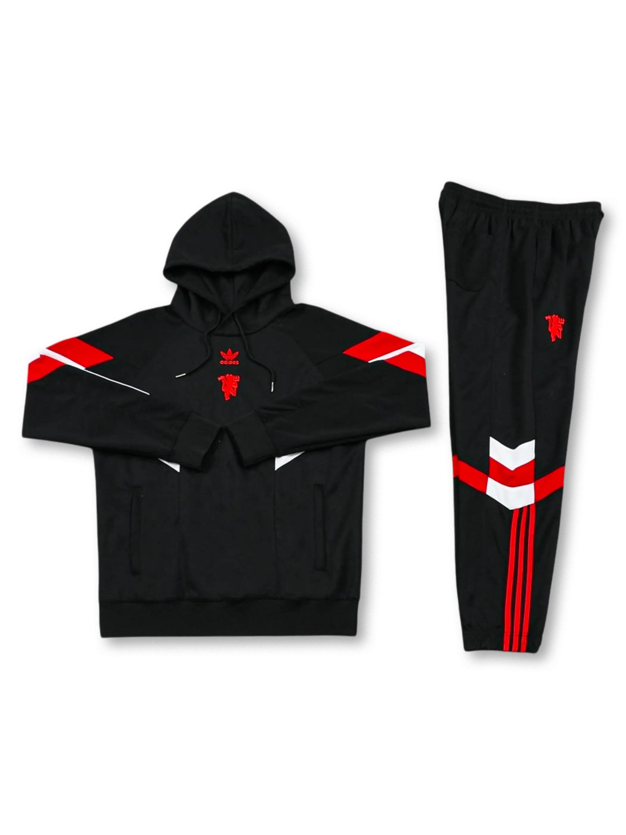 マンチェスター・ユナイテッド フーデッドトレーニングセット 正面