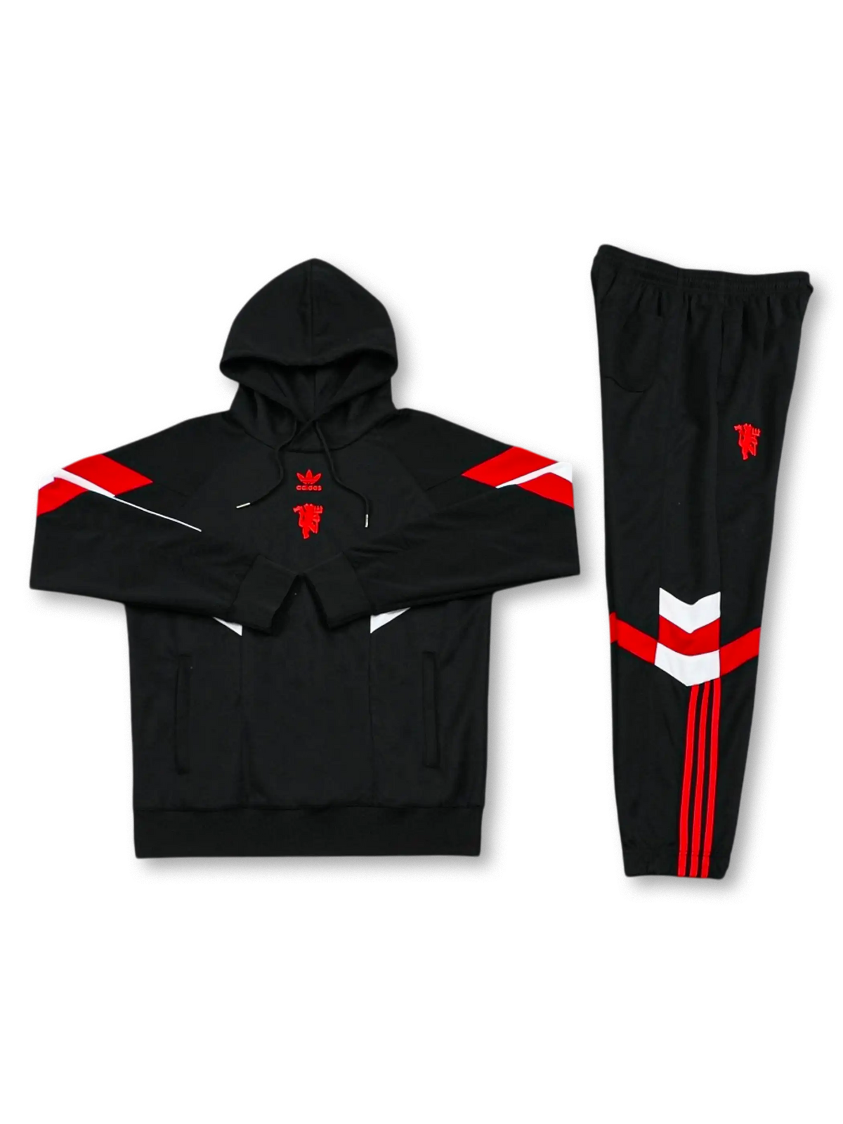 マンチェスター・ユナイテッド フーデッドトレーニングセット 正面