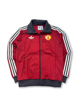  Manchester Unitedストライプジャケット Lサイズ マンチェスター・ユナイテッド レトロ レッド トラックジャケット