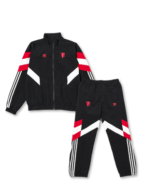 マンチェスター・ユナイテッド 90年代風 レトロ三つ葉ジャージ上下