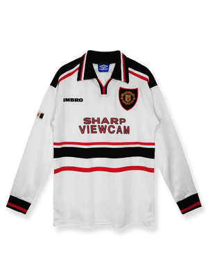 マンチェスターユナイテッド　アウェイユニフォーム　長袖　1998 1998/99シーズン マンチェスター・ユナイテッド アウェイ ユニフォーム