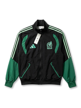 メキシコ代表 × adidas トレーニングトラックジャケット — ブラック×グリーン