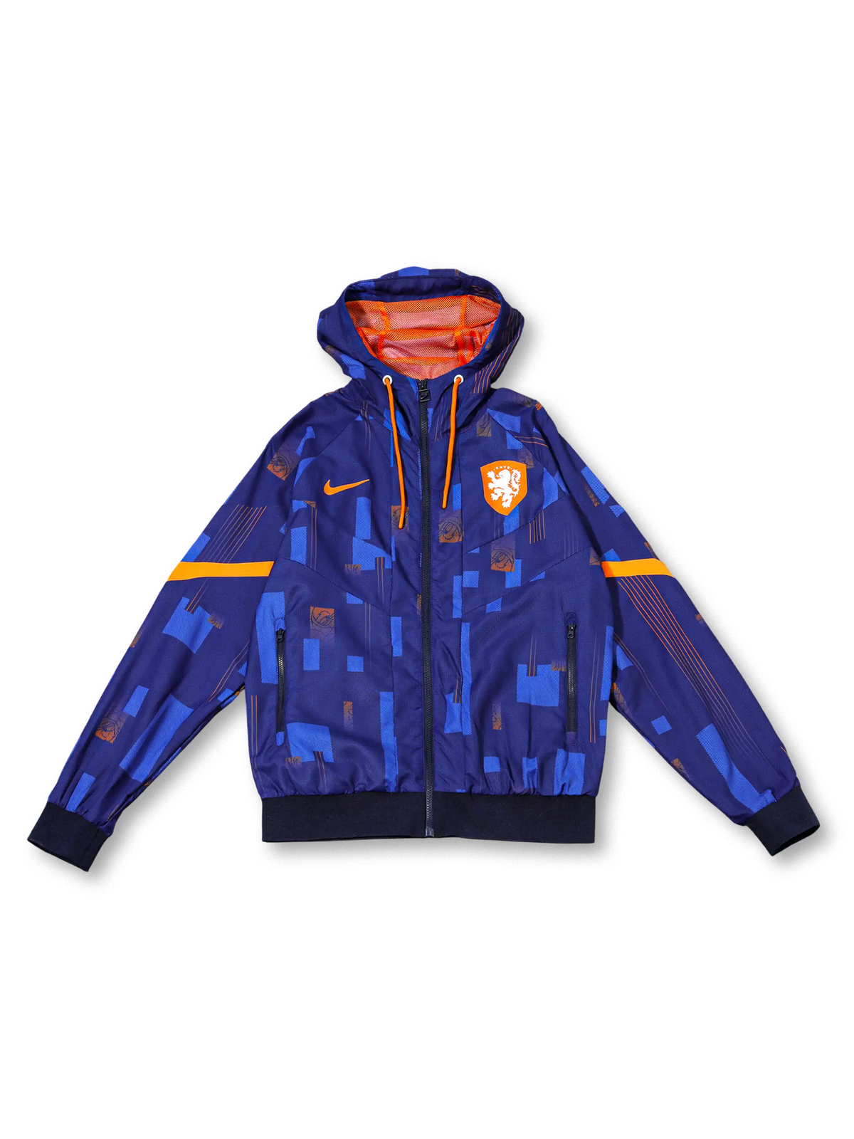 オランダ代表 パープル モザイク ウィンドジャケット 正面