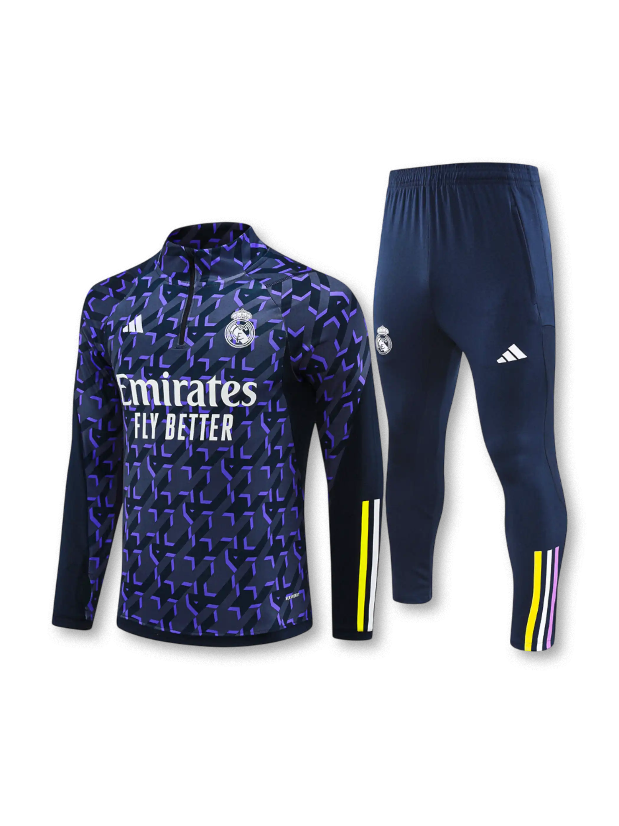 レアルマドリード ハーフジップ ドリルトップ トレーニングウェア レアル・マドリード ハーフジップ トレーニング上下セット-KICKO – Kicko
