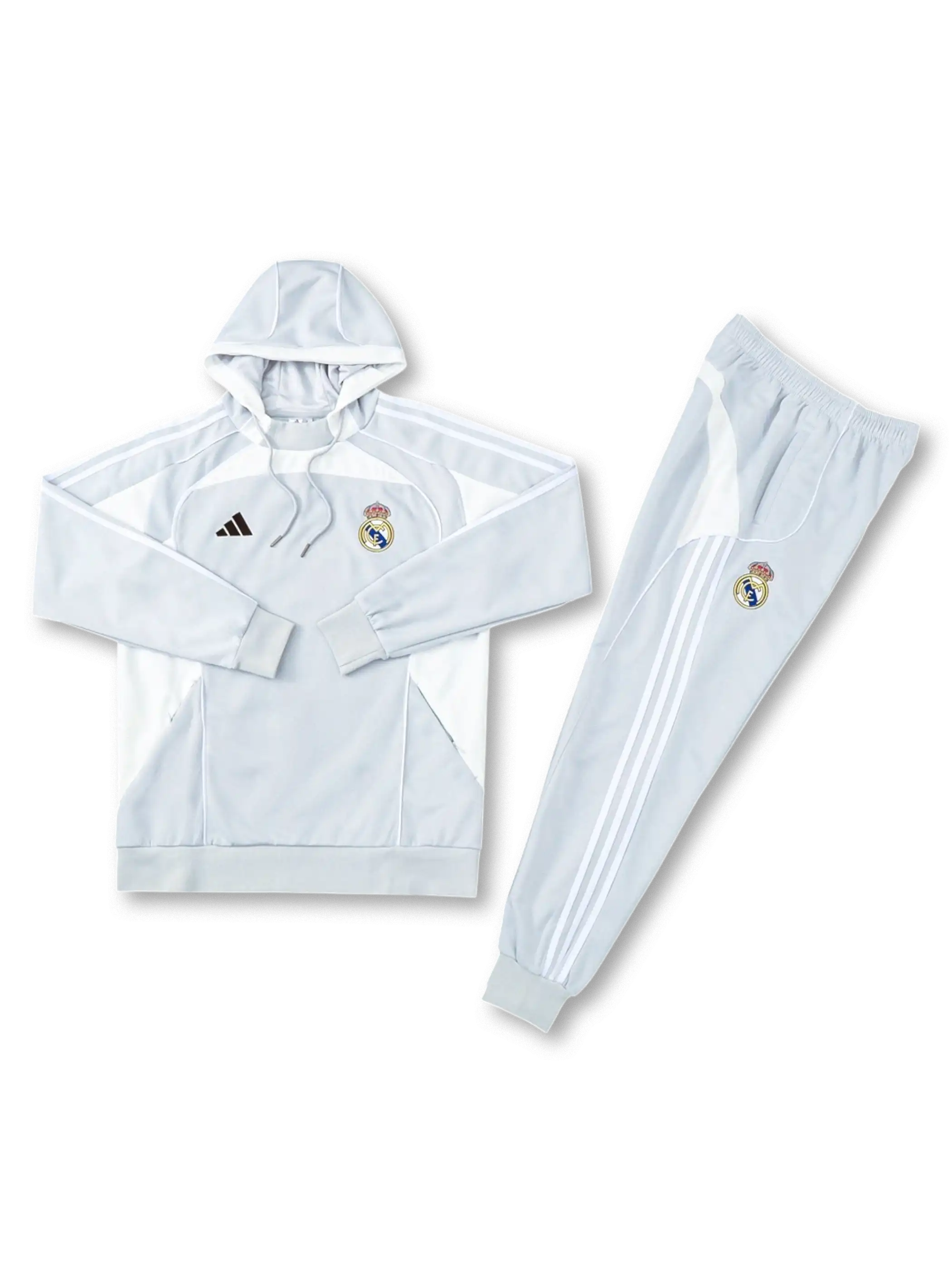 レアル・マドリード フーデッドトレーニングセット 正面